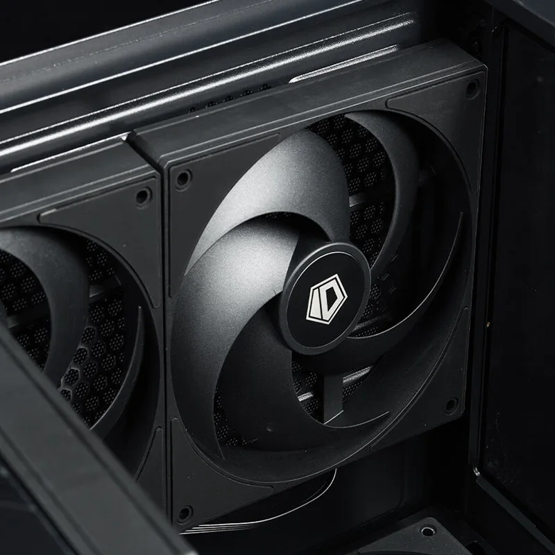 ID-COOLING AS-140 14CM ventilador con cubierta de PC de bajo ruido 5V 3PIN ARGB 12V 4PIN PWM rodamientos silenciosos de larga duración ventilador de refrigeración de CPU para PC de juegos - imagen 4