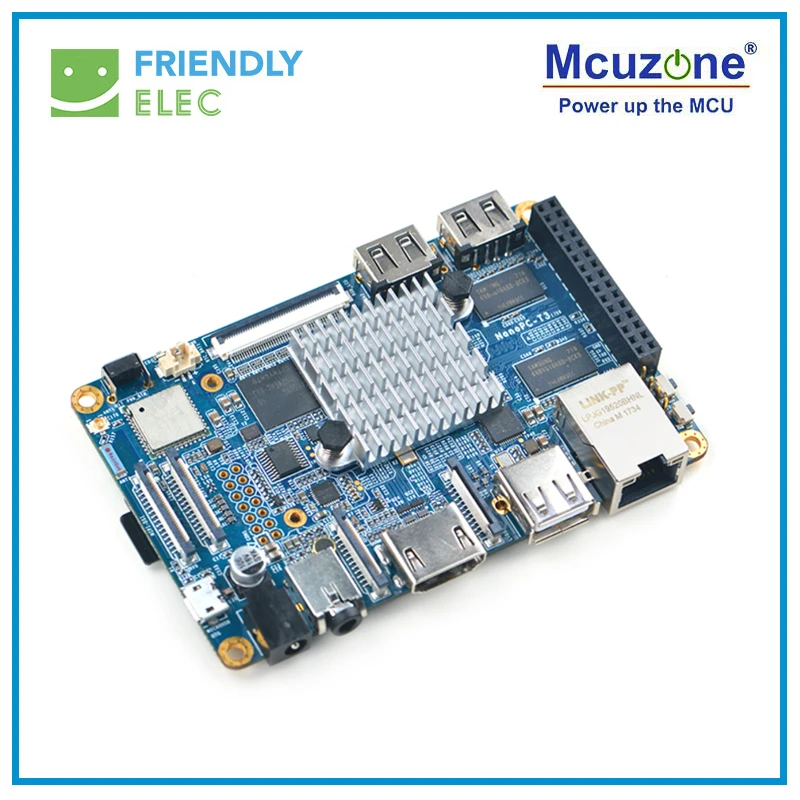 NanoPC T3 Plus,Placa RealQvol FriendlyELEC octa-core S5P6818, puerto Gigabit Ethernet, 16GB eMMC, WiFi Bluetooth, HDMI, Android - imagen 5