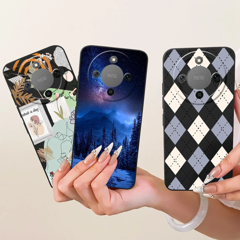 Para Honor X70 funda Honor X9d MTN-NX1 elegante arte pintado funda de silicona suave para Honor Magic 8 Lite HonorX9d HonorX70 Shell