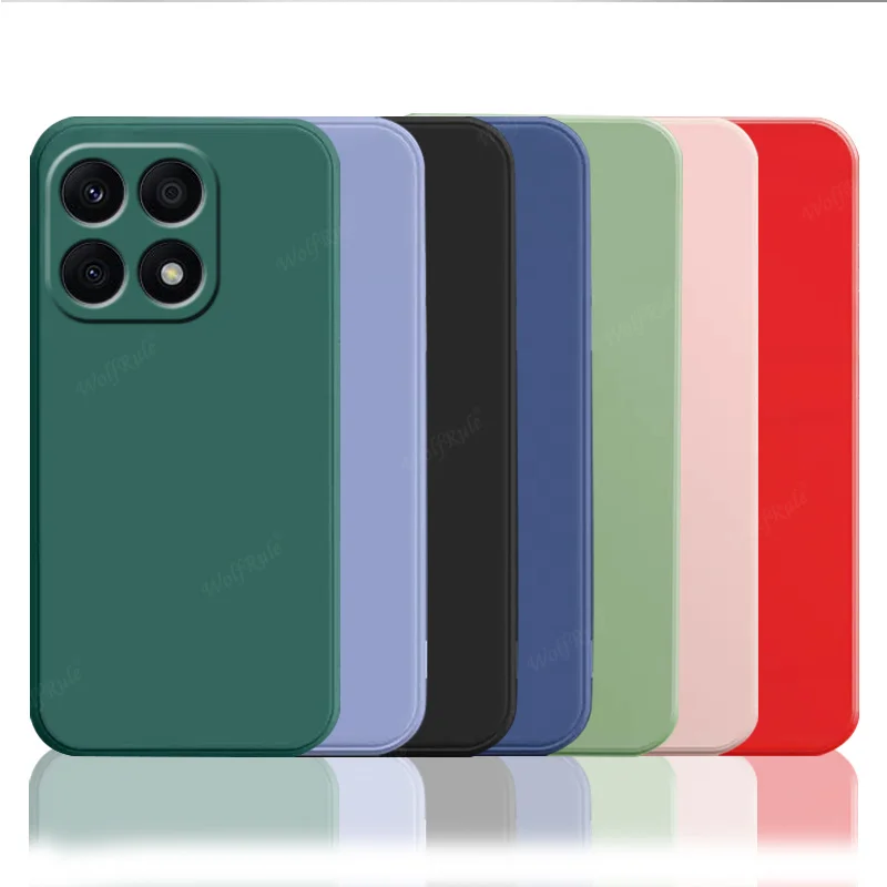 Para Honor X8A Funda Huawei Honor X8A Capas a prueba de golpes parachoques TPU Original Líquido silicona suave Funda Honor X8 X7A X9A X8A - imagen 2