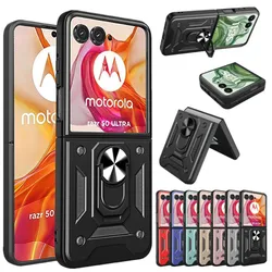 Funda Motorola Razr 50 Ultra / Plus 2024 – Armadura Antigolpes con Soporte Magnético