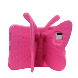 Funda de dibujos animados para Lenovo Xiaoxin Pad 2024 Tab, M11, K11, M10, 5G, P11 Plus, TB-331FU, 360XC, J606, J607F, niños, mariposa plegable