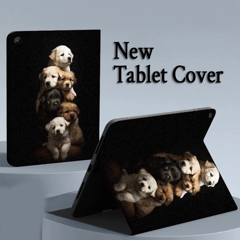 Diseño de perro Animal de dibujos animados para Samsung Galaxy Tab S11 S10 S9 S8 S7 S6 A10.1 A9 A8 A7 10,1 Lite FE Plus pulgadas funda para tableta