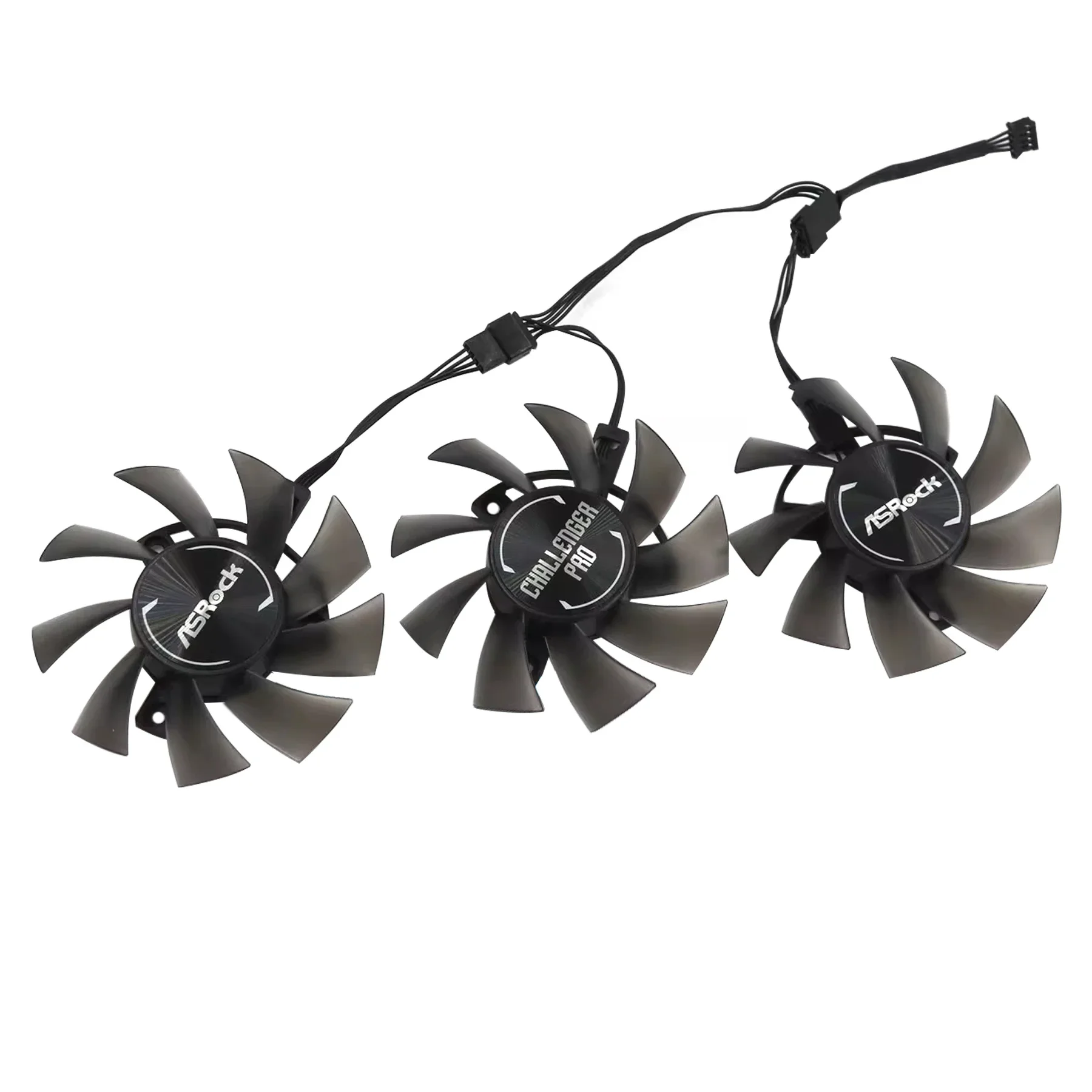 Para Asrock AMD Radeon RX 5600 XT Challenger PRO ventilador de tarjeta de vídeo 75MM T128015SH RX5600XT ventilador de repuesto de tarjeta gráfica - imagen 2