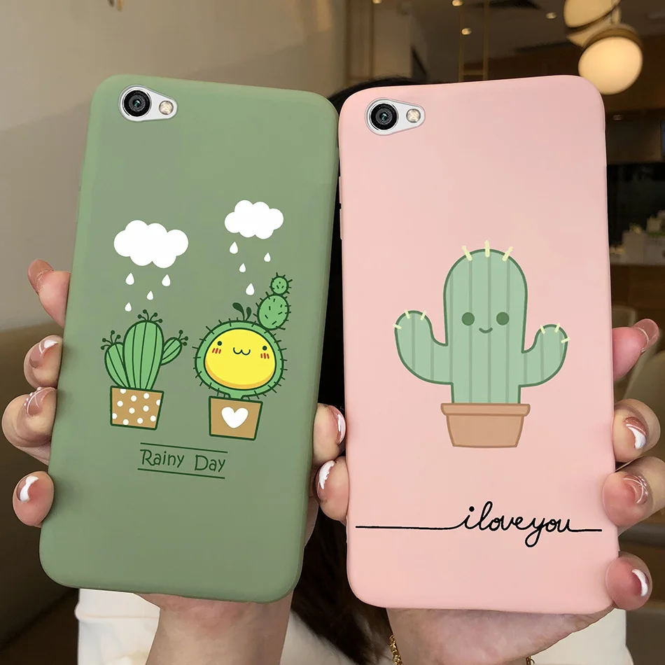 Funda protectora para teléfono Xiaomi Redmi Y1 Lite, carcasa mate de silicona suave con patrón divertido para Redmi Y 1 Y1lite RedmiY1 - imagen 2