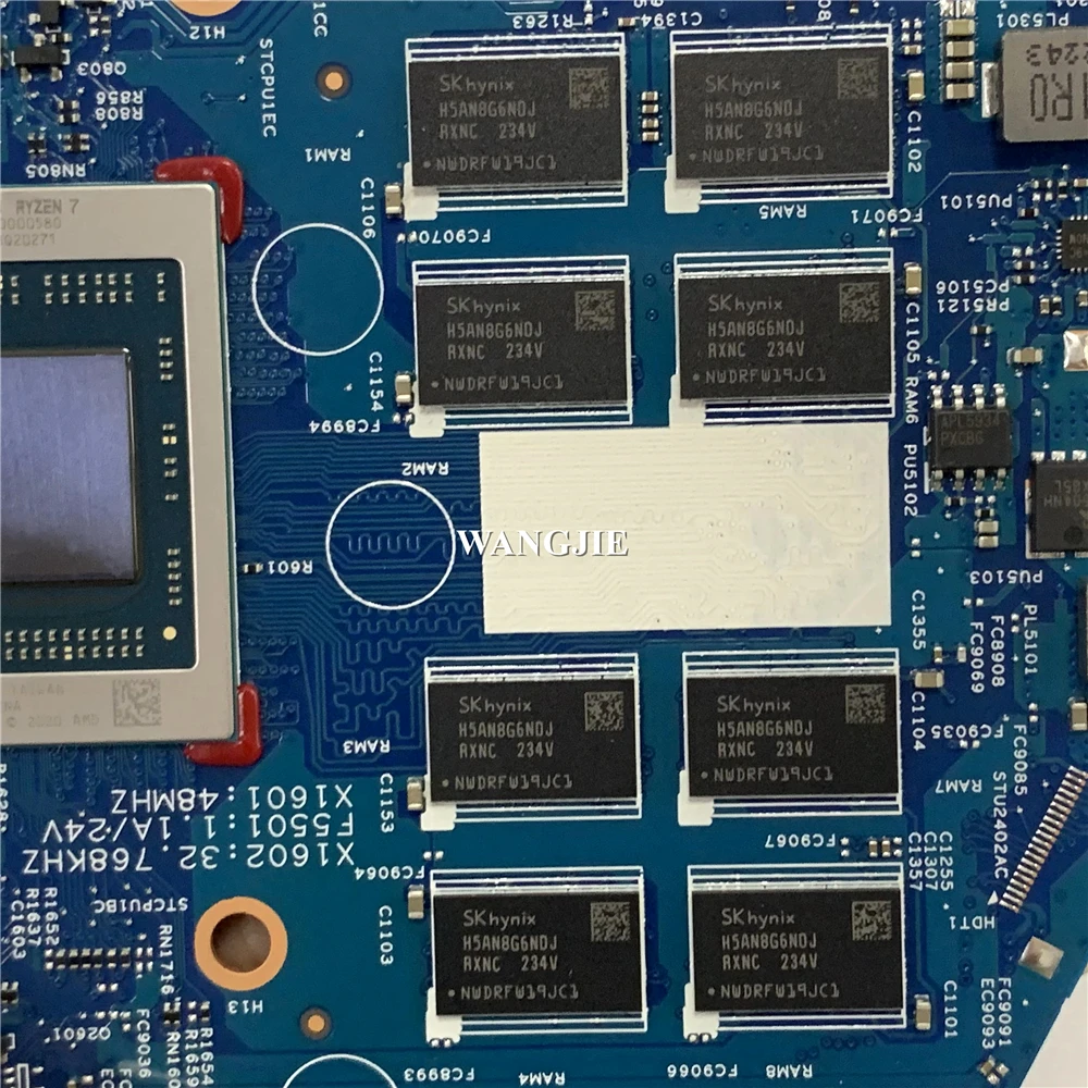 213130-1 448.0NE10.0011 para la placa base del ordenador portátil HP 13-BE Ryzen 5 5625U Ryzen 7 5825U CPU 8G 16G RAM - imagen 5