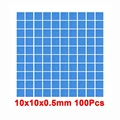 100x100x0.5mm Sliced