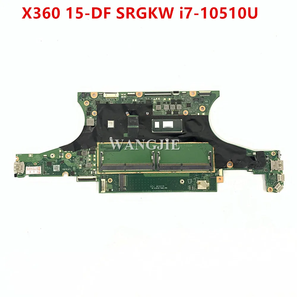 DAX38AMBAD0 para HP TPN-Q213 X360 15-DF placa base para ordenador portátil L43927-601 con I7-10510U CPU N17S-G2-A1 MX250 2GB GPU 100% completamente