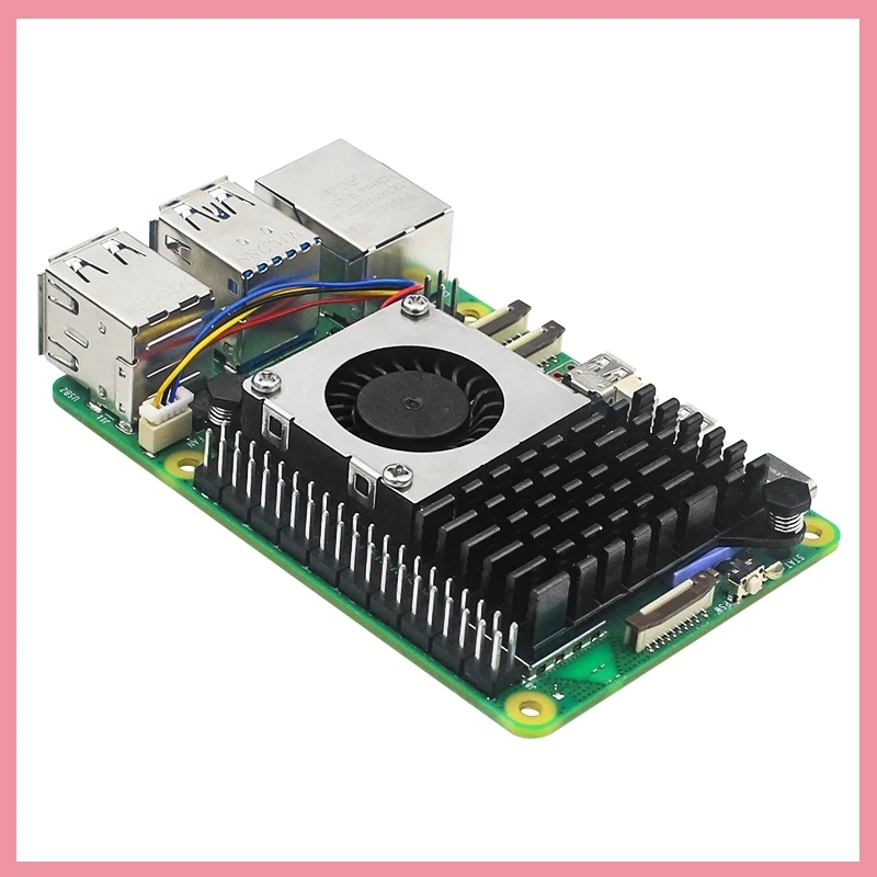 Raspberry Pi 5th Generation Radiator Active Cooler Aluminum Heat Sink Blower Fan Computer Accessories Game Console Heat B6 - imagen 5