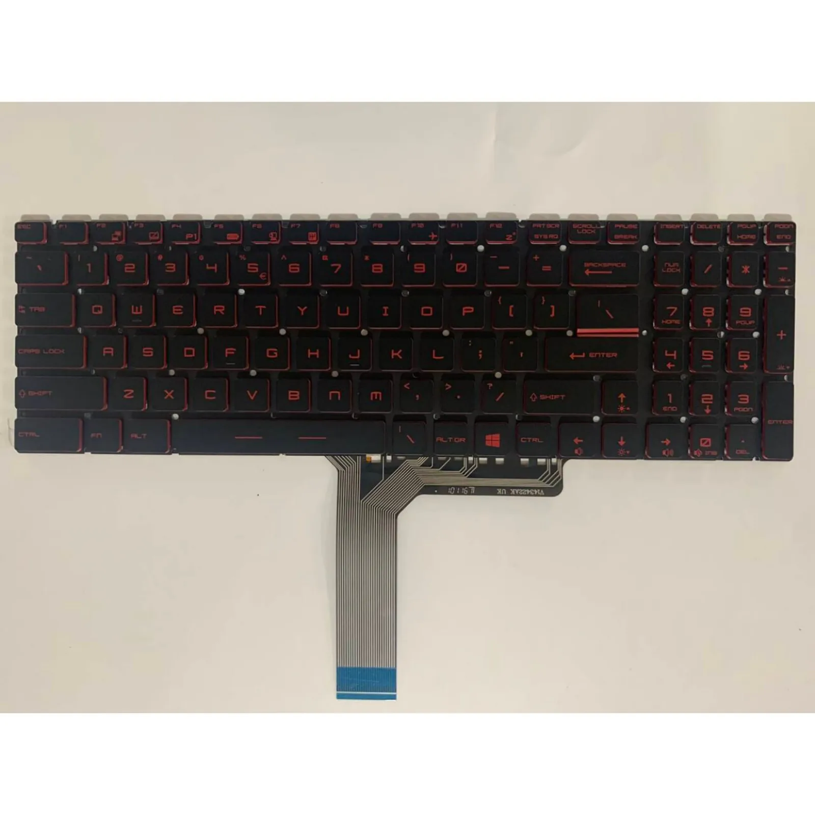 Diseño US RU para teclado de ordenador portátil MSI GS60 GS63VR GS70 GS72 GS73 GT62 GT72 GT73VR GL62M