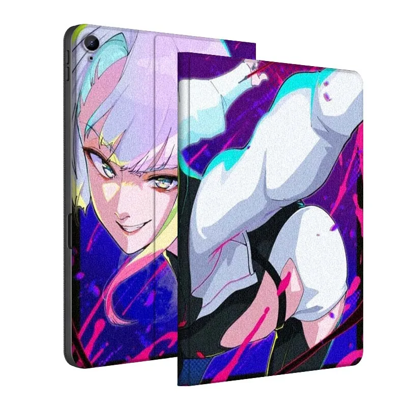 C-Cyberpunk Edgerunners Lucy para Samsung Galaxy Tab A A7 A8 A9 A11 S6 S11 10,1 10,4 10,5 pulgadas Lite Plus funda para tableta - imagen 5