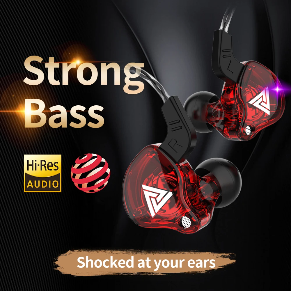 QKZ AK6 Auriculares In-Ear 6 Drivers Dinámicos HiFi con Micrófono Deportivo - imagen 5