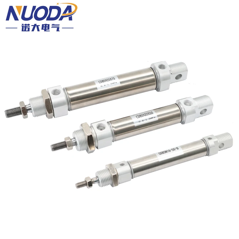 SMC tipo ISO estándares CD85N serie CD85N/C85N8 10 12 16 20 25 cilindro de aire estándar doble efecto Mini cilindro de varilla única - imagen 2