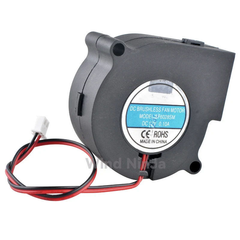 SF6028SM 6cm 60mm ventilador 60x60x28mm DC12V 0.10A ventilador centrífugo ventilador de refrigeración para horno purificador de aire