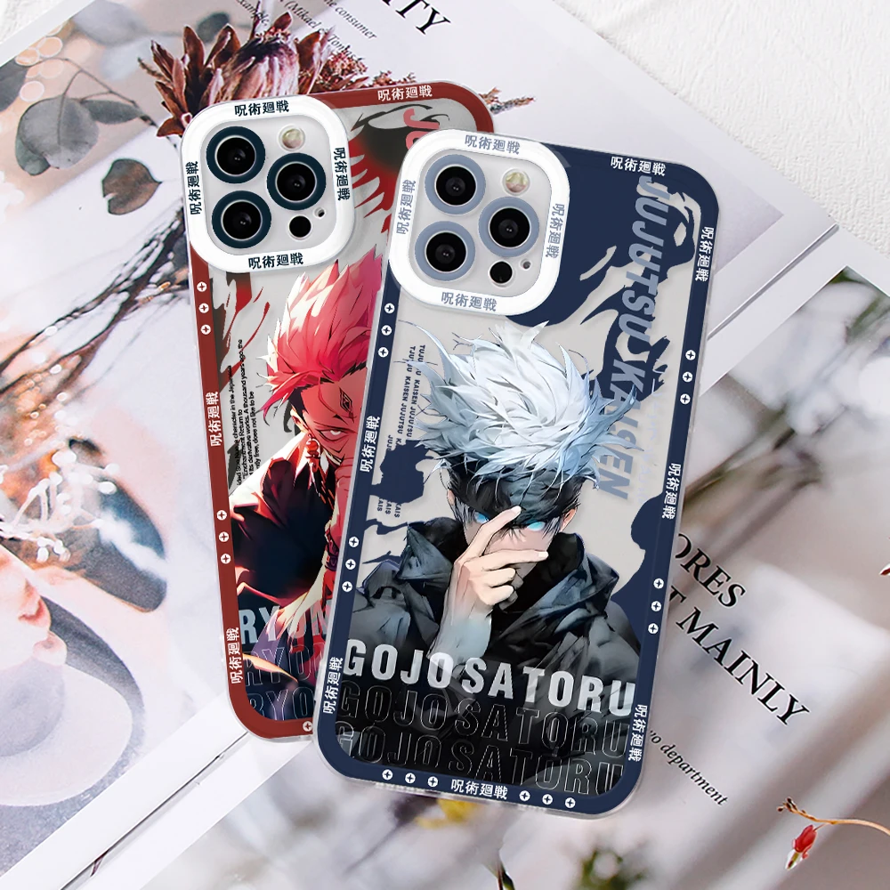 Jujutsus Kaisen Gojos Sugurus funda de teléfono para Oppo Realme, C67, C65, C63, C55, C53, C35, 12, 10, 9, 8i, 8, 7 Pro Plus, 4G, 5G - imagen 2