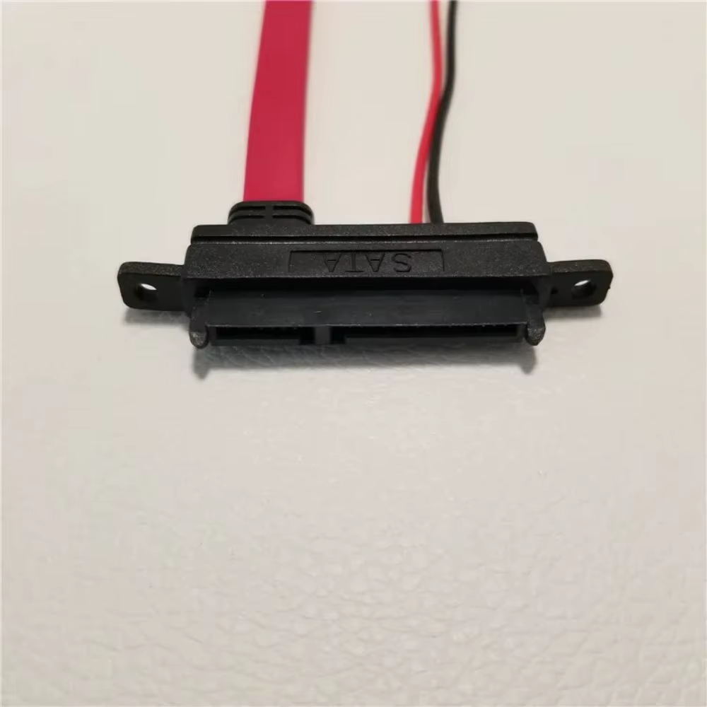 Cable IDE a SATA 22 pines, 7+15 para alimentacion, 20 cm, rojo - imagen 3