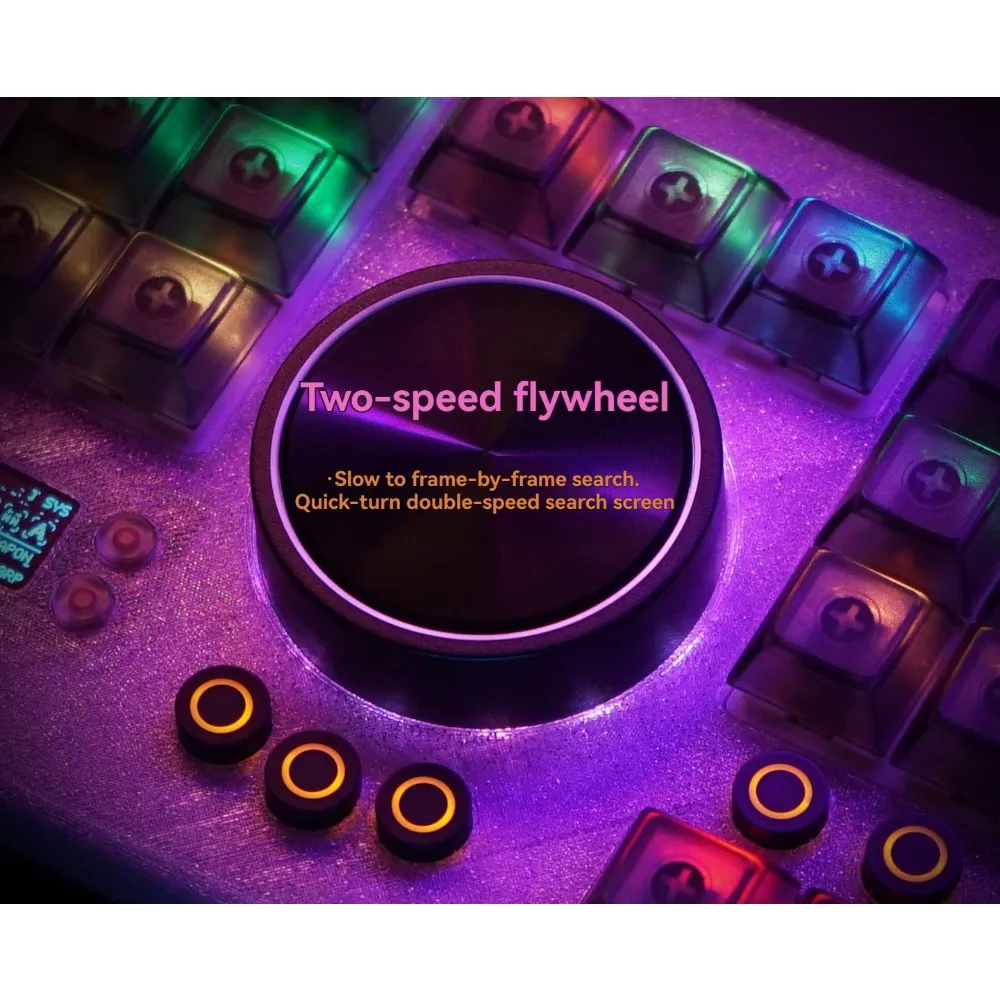 Teclado personalizado Bluetooth inalámbrico intercambiable en caliente edición periférica FcpX portátil RGB Mini teclado DIY juego accesorios de oficina regalo - imagen 3