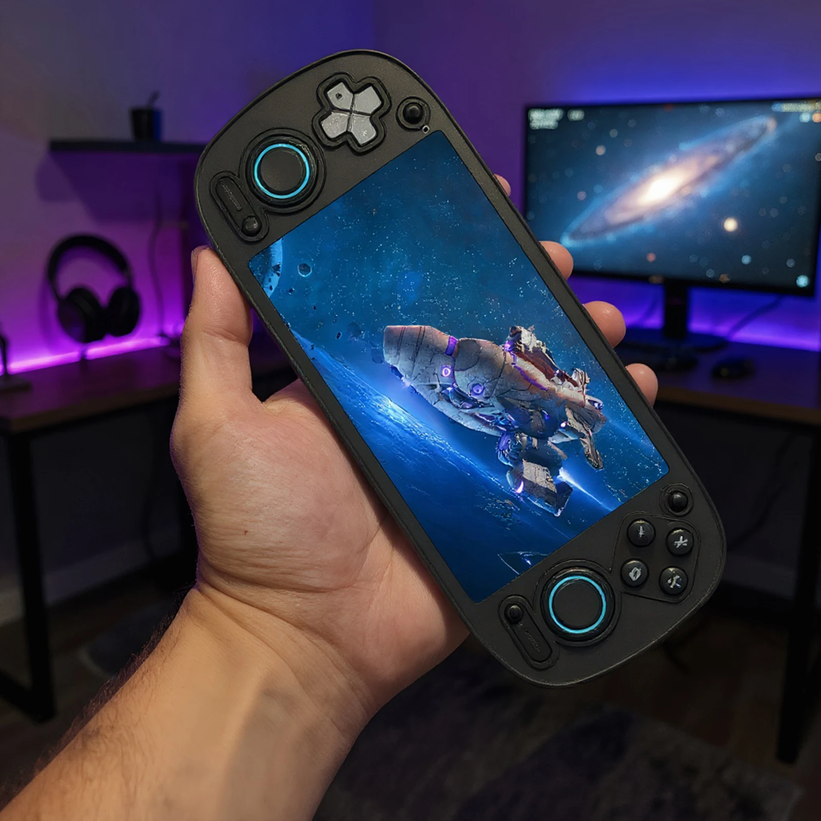 Protector para consola portátil Retroid Pocket 5, funda protectora de silicona, cubierta de Color sólido, agarre antideslizante, carcasa a prueba de polvo - imagen 3