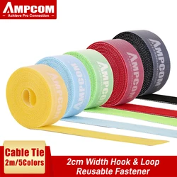 Organizador de Cables Nailon con Ganchos – 5 Rollos Resistentes