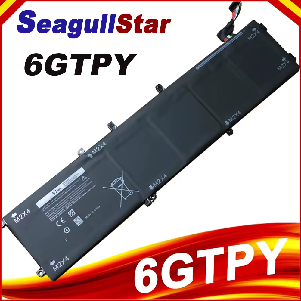 Batería Dell XPS 15 9570 9560 7590 Precision 5520 5530 11,4V 97WH