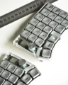 Silver keyboard
