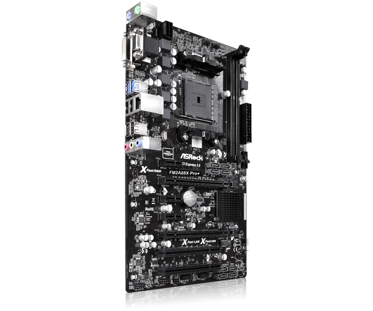 ASROCK FM2A88X PRO + placa base Socket FM2 + AMD A88X DDR3 32GB ATX PCIe 3,0 compatible con A10 787 A10 679 A4 632 X4 840 cpu - imagen 4