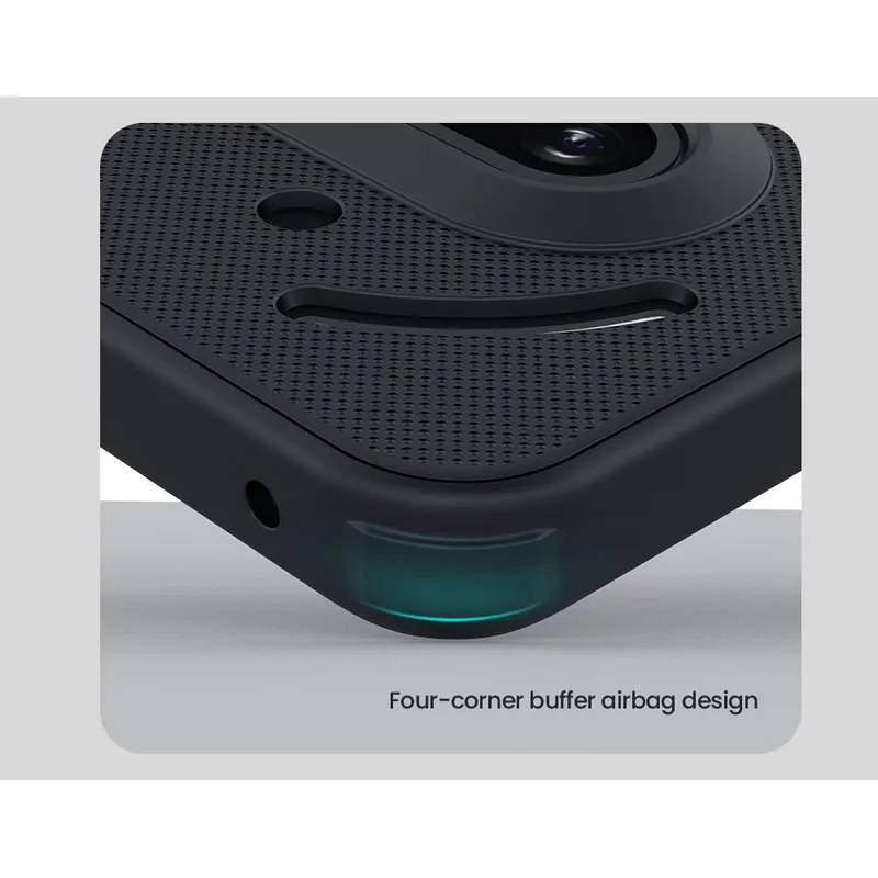 Para nada teléfono 3A funda NILLKIN Super Frosted Shield Pro Airbags antihuellas dura PC TPU contraportada - imagen 3