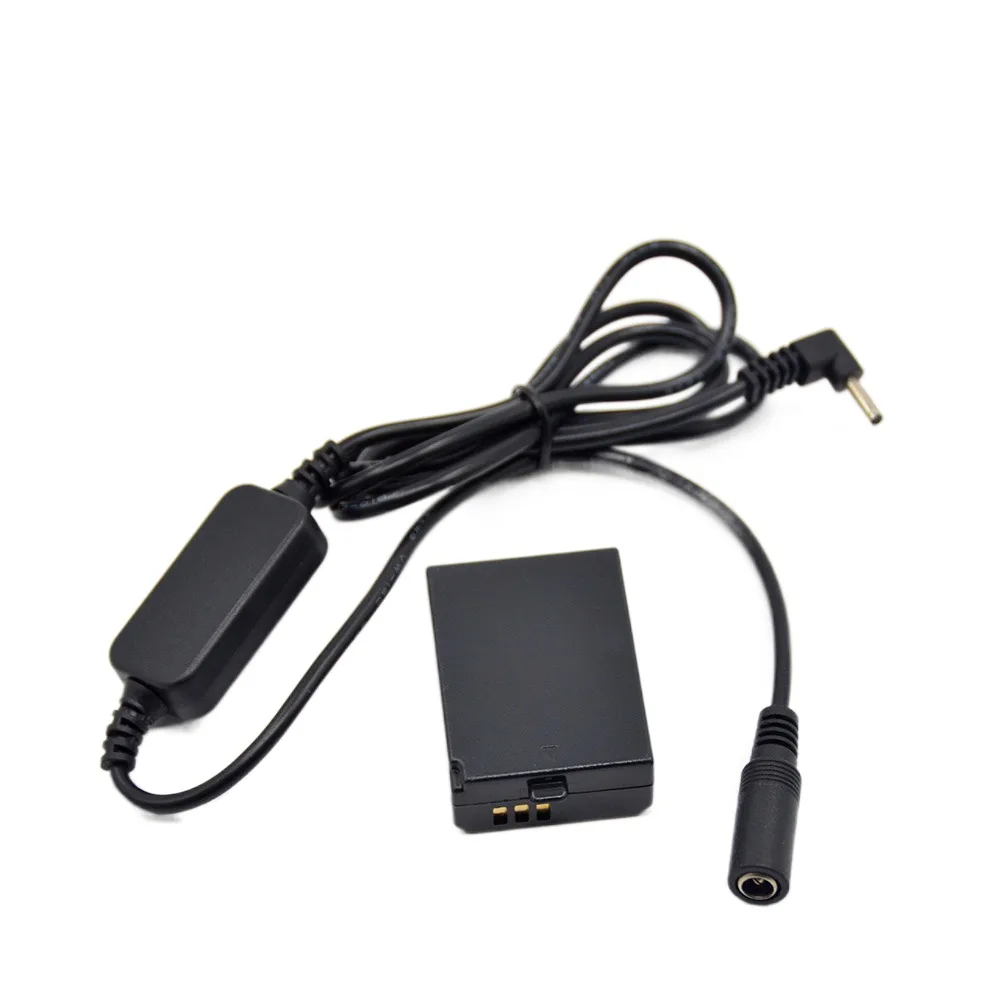 El acoplador de corriente continua DR - e10 de batería falsa LP - e10 y el cable antihipertensivo 12v - 24V están disponibles para la Cámara Canon EOS 2000d 1300d 1500d Kiss x50 x70 x80 x90 t6 T7 - imagen 2