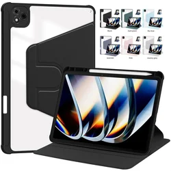 Funda Acrílica Infinix Xpad Soporte Giratorio 11 Pulgadas Antigolpes