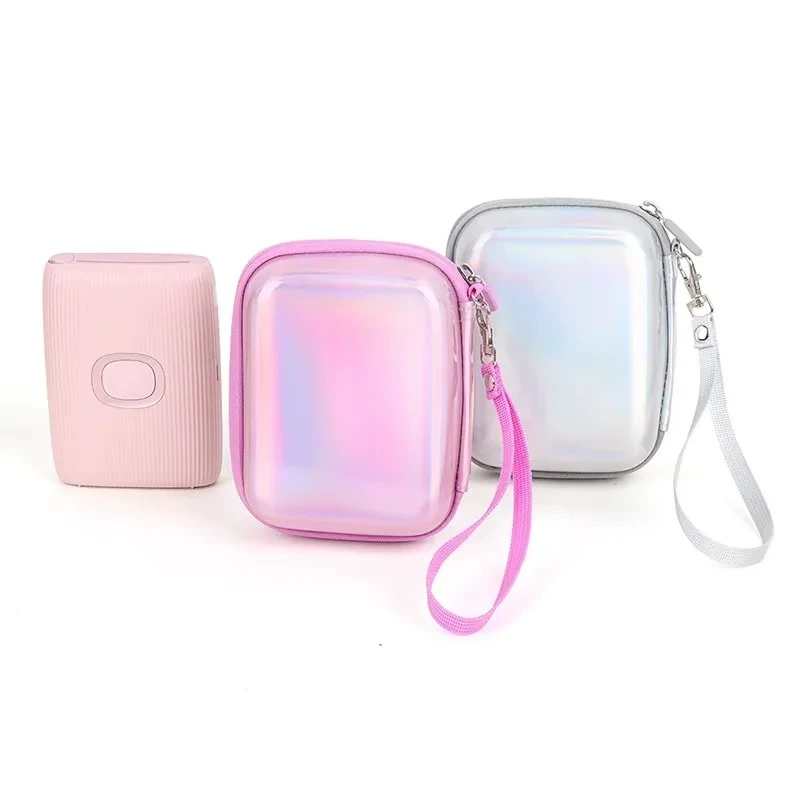 Funda de transporte a prueba de golpes para Fujifilm Instax Mini Link/2/3 /Liplay /EVO, bolsillo de malla para impresora compatible con película Instax y accesorios - imagen 4