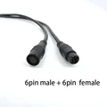 6pin male female
