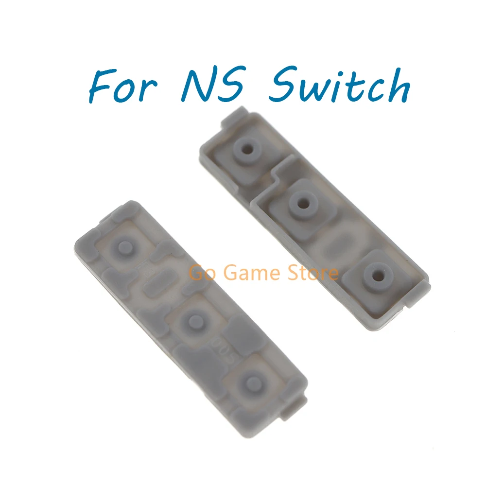 20 piezas para Nintendo Switch Host botón de encendido/apagado goma conductora Original silicona volumen botón Pad piezas de repuesto