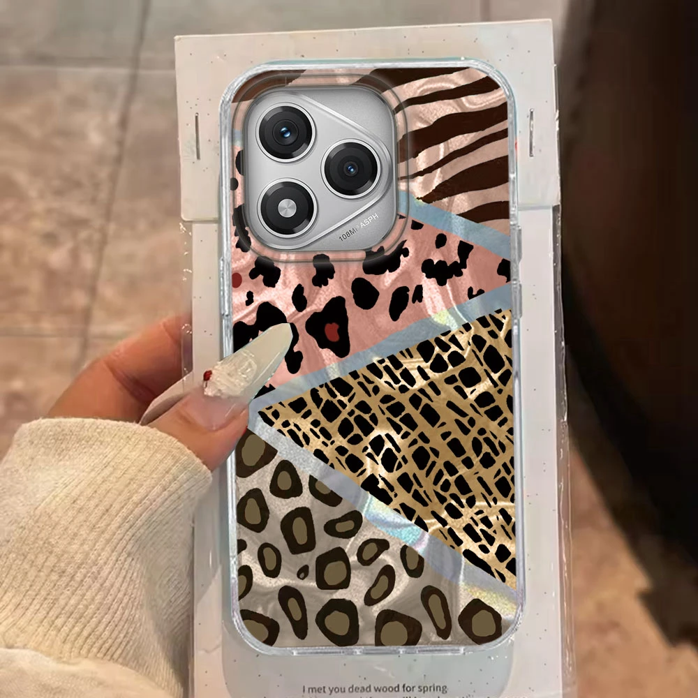 Fundas de teléfono con textura de onda de agua y estampado de leopardo para Honor 400 200 Pro Magic 6 7 5 Lite X9a X9c X9b X8a X8b X8c, funda de silicona - imagen 3