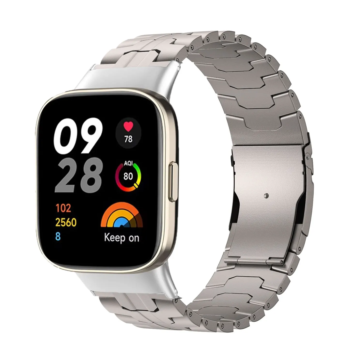 Correa de acero inoxidable de lujo para Redmi Watch 3, pulsera de repuesto para Xiaomi Redmi Watch 3/Mi Watch Lite 3, Correa - imagen 3