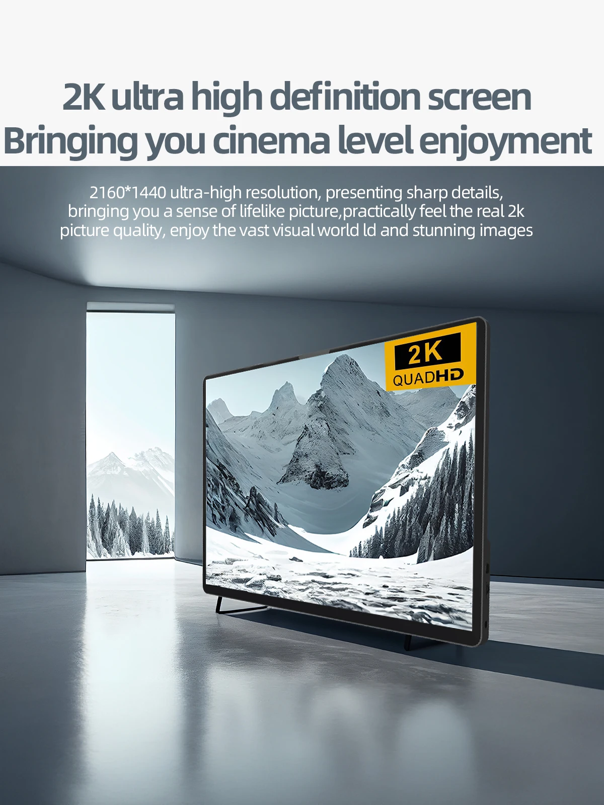 Monitor portátil 2K de 14 pulgadas 2160*1440 15: 10 IPS HDMI TYPEC para ordenador portátil XBox PS4/5 interruptor teléfono móvil extensión de ordenador Oficina - imagen 4