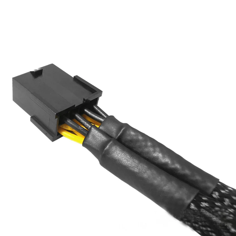 Divisor de Cable GPU de cobre puro, 8 pines a doble 8 pines, Cable de conversión hembra a macho, adaptador de Cable de extensión de alimentación para tarjeta gráfica - imagen 5