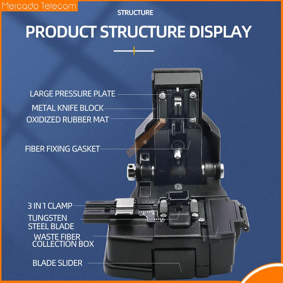 Cuchilla de fibra óptica FTTH de alta precisión, herramienta de reemplazo Fujikura HS-30, cortador hs30 de 16 hojas de superficie, fabricado en China, CT-30 - imagen 3