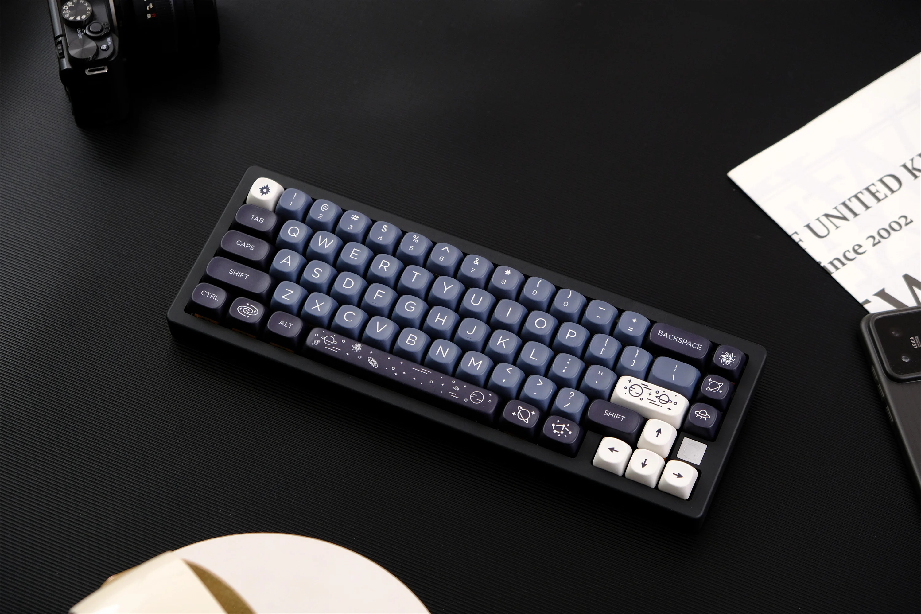 GMK Galaxy Keycaps 126 teclas PBT Keycap MOA XOA perfil DYE-SUB para MX Switch Wooting Teclado mecánico Keycap ISO ANSI diseño - imagen 2