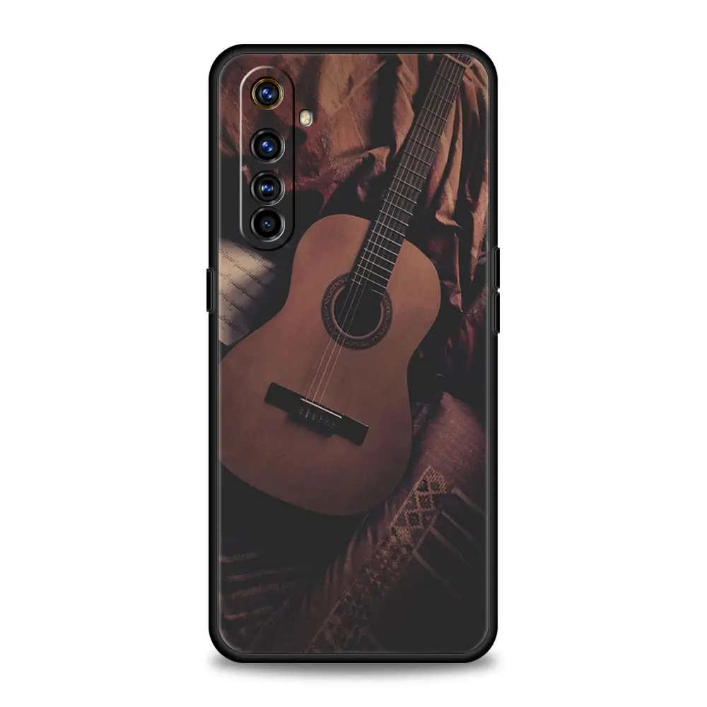 Cuerdas de guitarra música funda para Realme 12 11 10 9 8 5G 7 6 GT5 GT3 GT2 Pro C21 C25 C35 para Realme GT Neo 2 3 3T 5 cubierta - imagen 3