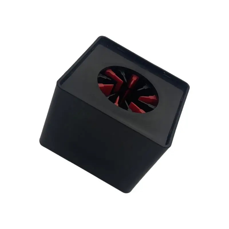 Y1UB intercambie estaciones bandera micrófono Square Cube ABS con relleno suave para micrófonos inalámbricos y grabadoras - imagen 4