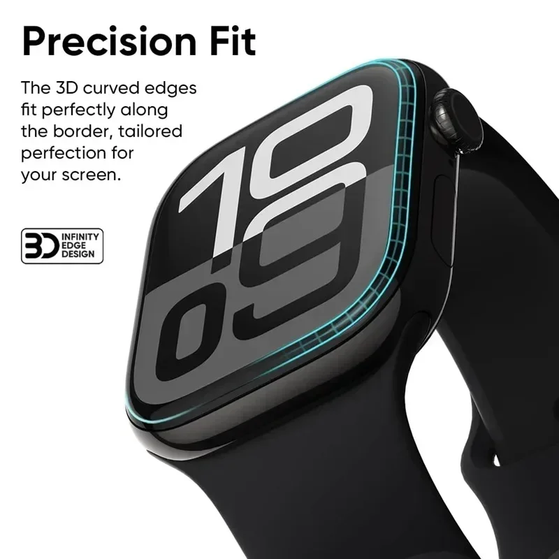 5 uds Protector de pantalla para Apple Watch 10 9 8 7 6 5 40MM 41MM 42MM 44MM 45MM 46MM película cerámica para IWatch Ultra 49MM no vidrio - imagen 5