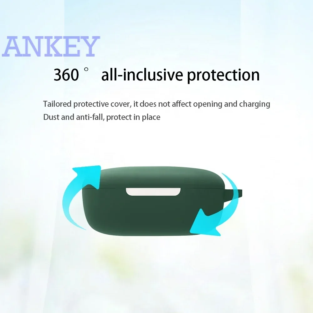 Funda de silicona para Redmi Buds 4 Lite, funda para auriculares TWS, TPU, con gancho - imagen 4