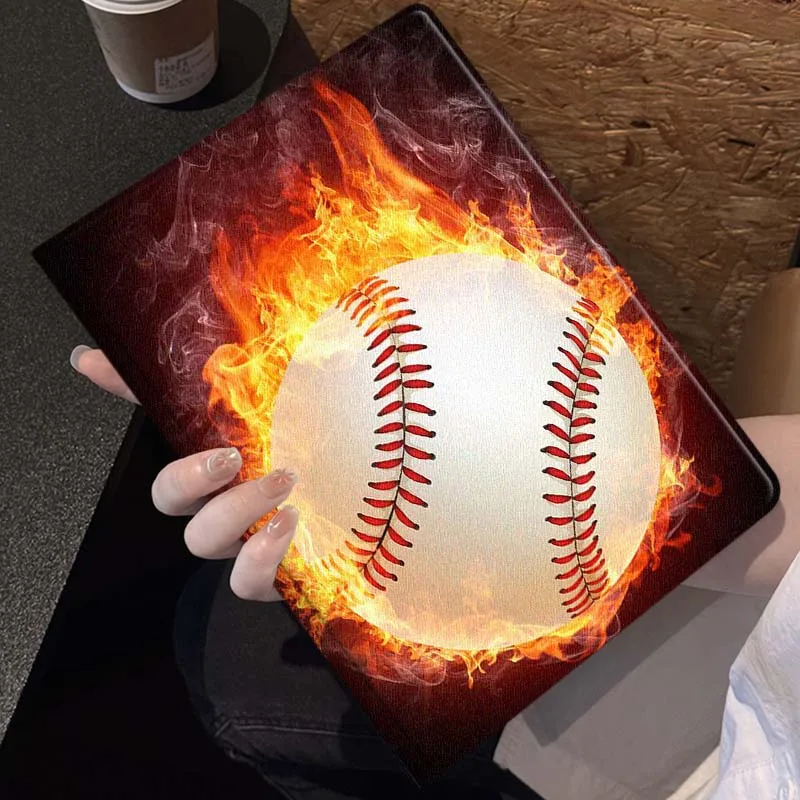 Diseño fresco patrón de béisbol para Samsung Galaxy Tab S11 S10 S9 S8 S7 S6 A10.1 A9 A8 A7 10,1 Lite FE Plus pulgadas funda para tableta - imagen 3