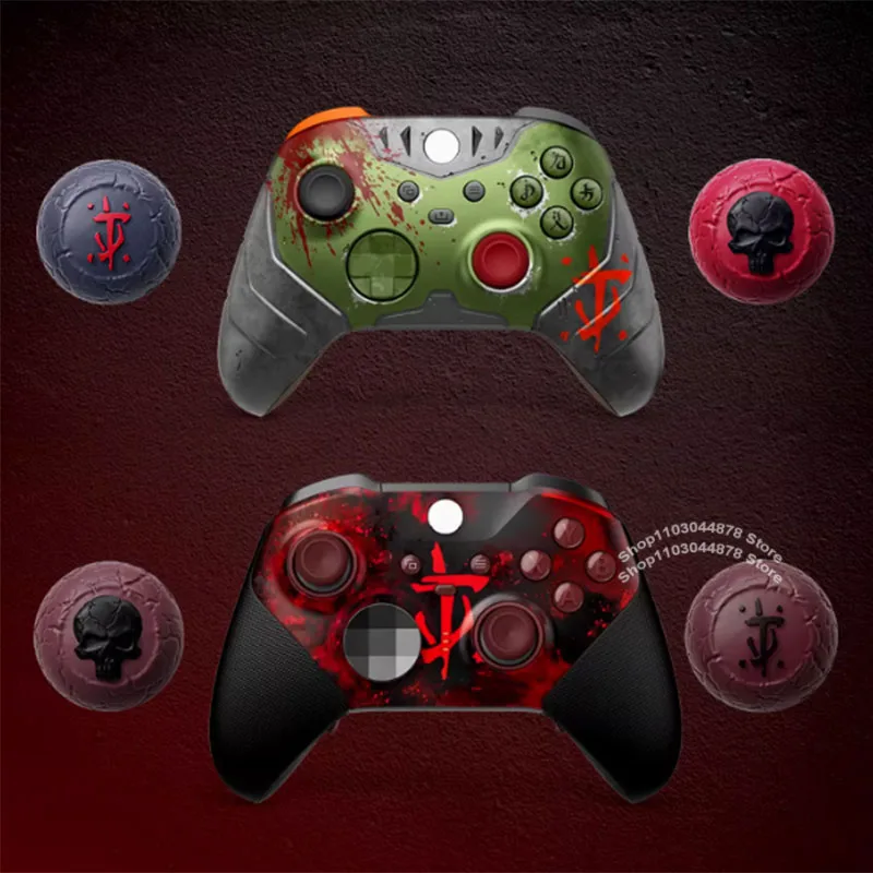 Tapa de joystick con tapa de silicona antideslizante y con textura de grietas para PS4/PS5/XBOX/NSPRO - imagen 3