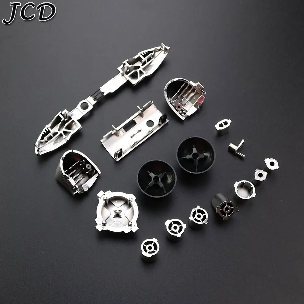 JCD-juego completo de botones de disparo de parachoques cromado, Kit de Mod para Xbox XBOX Series S X, mando LB RB RT LT ABXY d-pad - imagen 3
