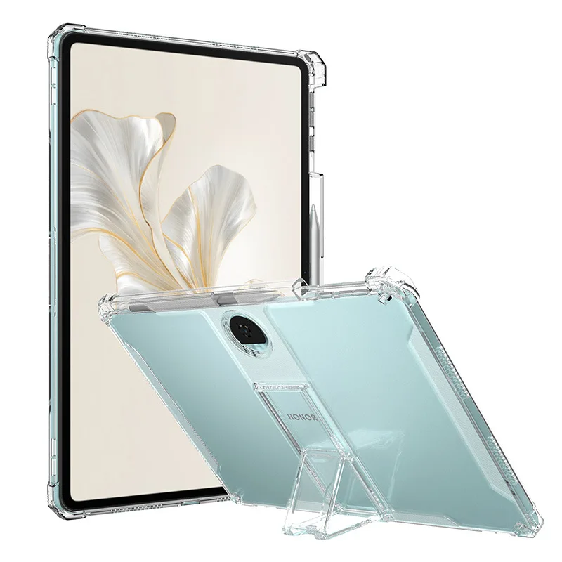 Funda con soporte para Huawei Honor Pad 9, 12,1 pulgadas, 2024, funda suave con cojín de aire, soporte para tableta, carcasa para Honor Pad 9 HEY2-W09 HEY2-W19 - imagen 3