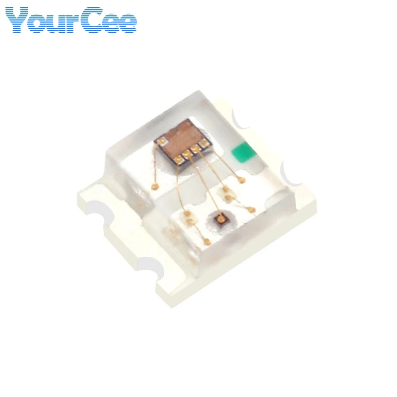 100 uds/10 Uds diodo LED SMD intermitente 0805 RGB Diodo flash Alto Brilho Diod 0807 RGB Flash LED Color Flash rápido Flash lento - imagen 3