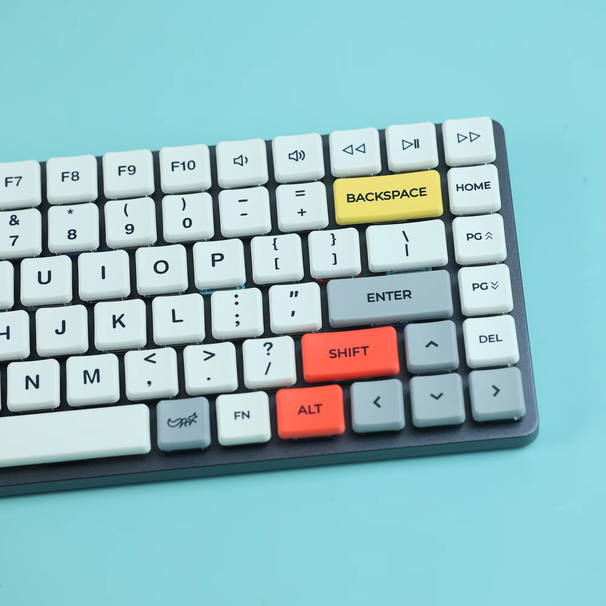 Teclas Choc de perfil bajo Chosfox CFX para teclado mecánico Kailh 1350 con interruptor de perfil bajo, teclas PBT ultrafinas, accesorio de juego - imagen 5