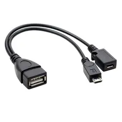 Cable OTG Micro USB con alimentación para Fire TV Stick