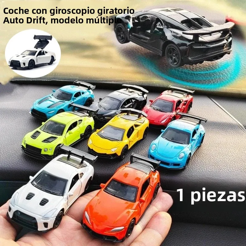 Giroscopio de aleación de deriva para coche deportivo, adornos de consola central, modelo de carreras de giro automático, pieza decorativa giratoria para tablero - imagen 2